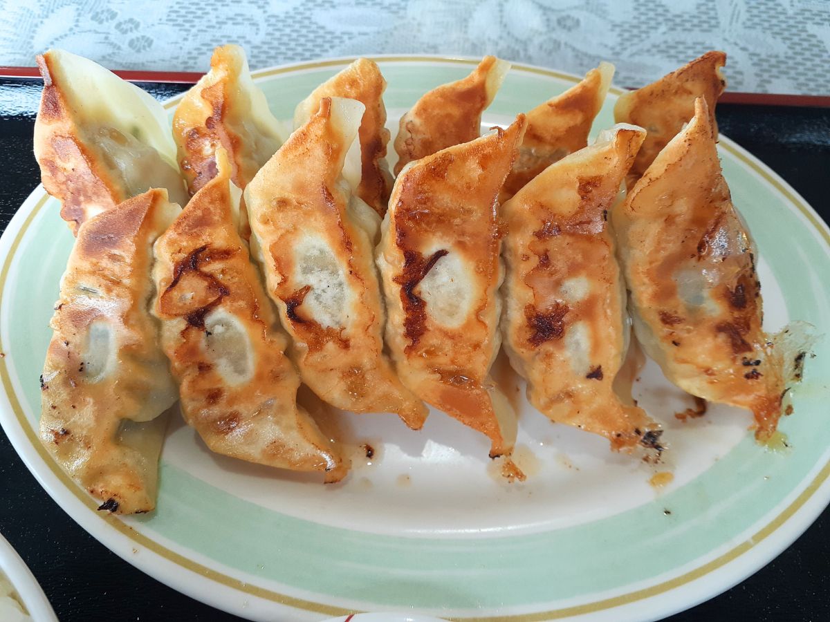 宇都宮餃子館_宇都宮インター店_12種食べくらべセットの餃子