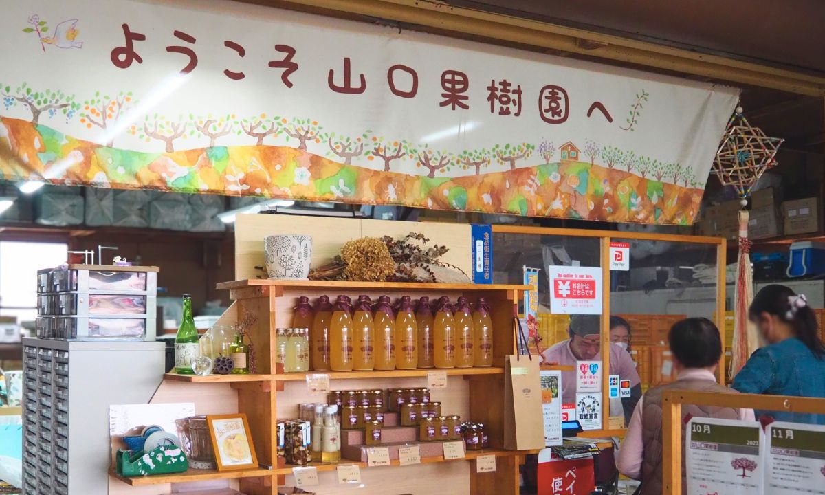 山口果樹園_感謝祭_2025_直売所の様子