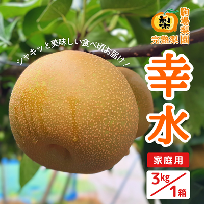 駒場梨園_商品_幸水3kg
